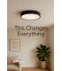 LED TOTEM C 16W NW noir 12835-39314
