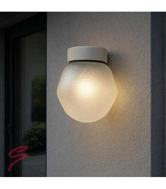 Luminaria de exterior con bola de cristal antipolvo – foto
