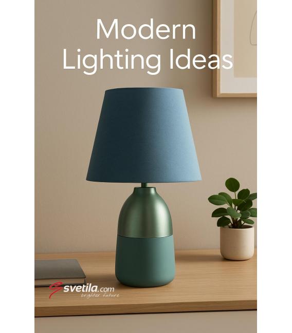 ANETA E14 Grey - Elegant Table Lamp for Your Desk – photo