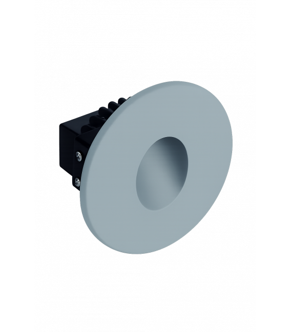 AZYL C 1,6W NW LED stenska svetilka vgradna siva – fotografija