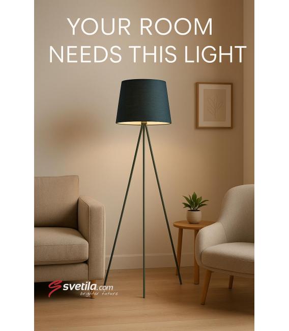 Grey RADAR 147 E27 - Lampadaire unique et élégant – Photo