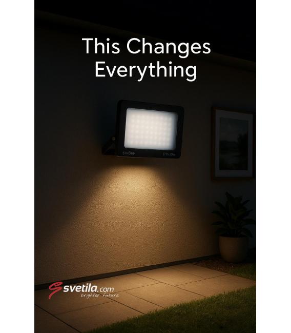 Projecteur LED RGBW noir 20W - Tablet Design – Photo