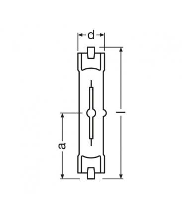 Lámpara HCI-TS 150W 942 ndl pb - Categoría RX7s 6219-4086