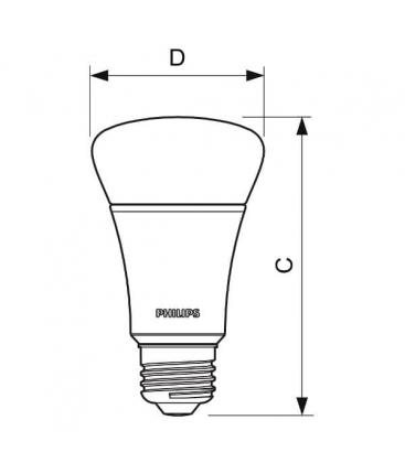 Master LEDbulb D 7 40W E27 Blanc Chaud Dimmable 6249-4191