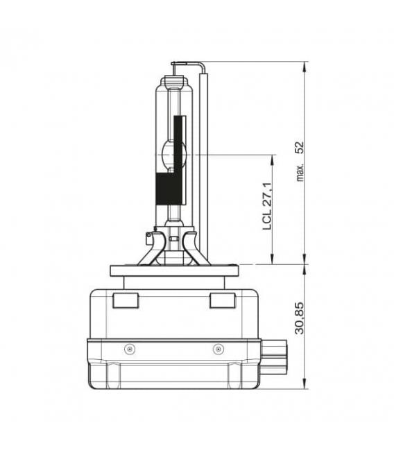 HID Xenon Auto Lampe 35W D1R 66154 PK32d 3 – foto