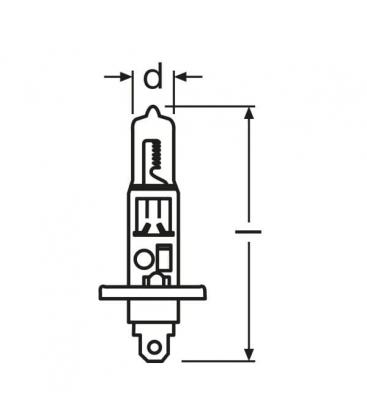 Avtomobilska žarnica H1 55W 12V P14.5s ULT - Nadgradnja osvetlitve avtomobila 6264-4228