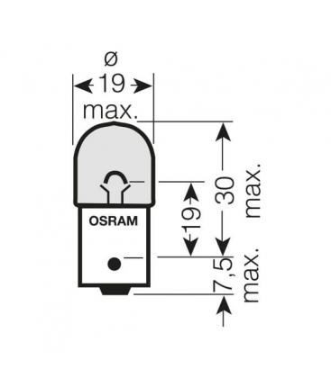 Ampoule voiture 12V RY10W 10W BAU15s (5009) Orange Glow 6293-4298