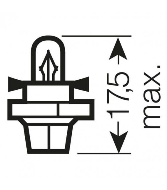 Lampadina 2452 MFX6 12V 1,5W BX8.4d – Foto