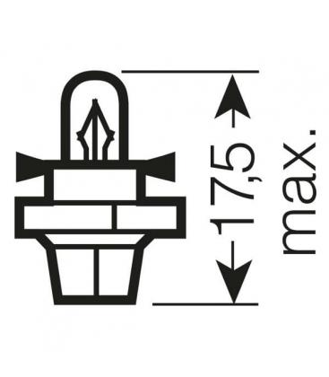 Lampadina 2452 MFX6 12V 1,5W BX8.4d 6302-4318