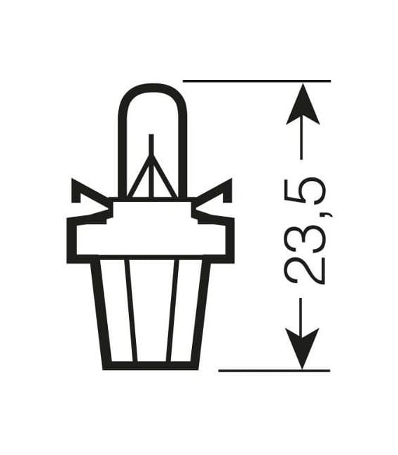 Lampe 2722 MF 12V 2W B8.5d Auto-Innenbeleuchtung – foto