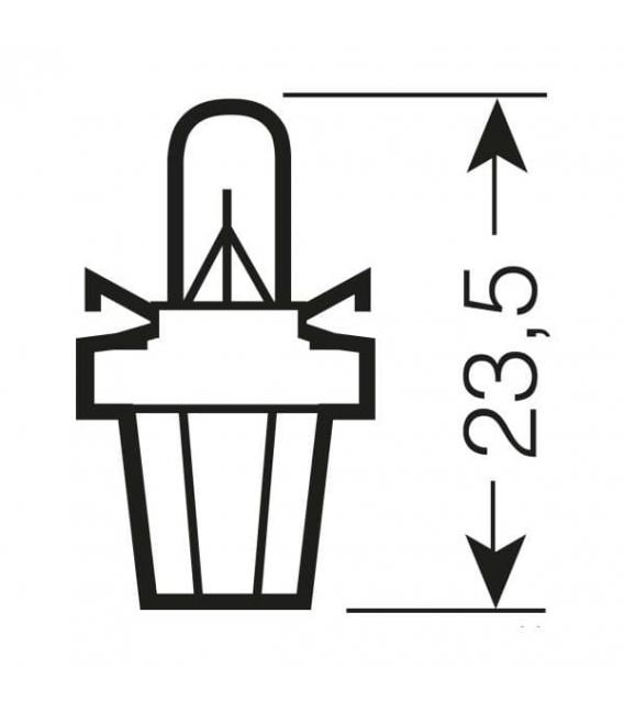 Lampadina 2721 MFX 12V 1.2W BX8.5d Aggiornamento per interni auto – Foto