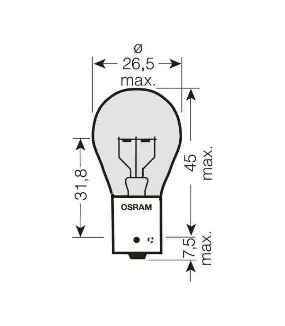 24V Truckstar PRO PY21W 21W BAU15s Bulb - Truck Bulb – photo