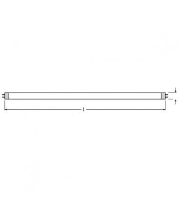 24W 66 G5 549mm zelena T5 HO barvna žarnica 6483-4888