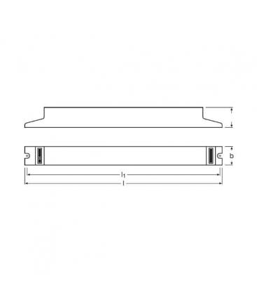 Electronic Dimmable DALI Ballast 1x21 39W 220V T5 Intelligent 6560-5046