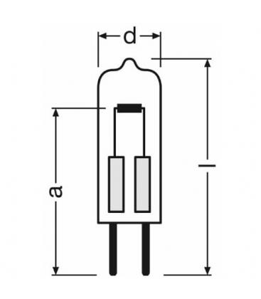 Bombilla Halostar Horno 64408 5W 12V G4 6597-5128