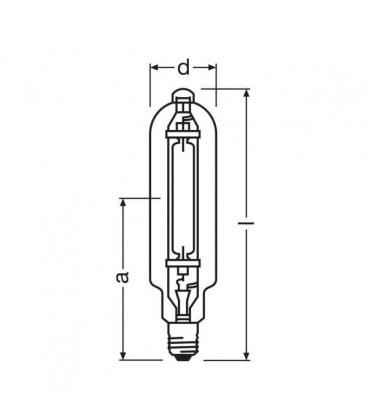 Super E40 Lamp HQI-T 2000W n SN - Premium Metal Halide 6984-5372