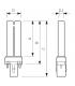 PL-S 9W 01 2P UV-B Schmalband 7263-6494