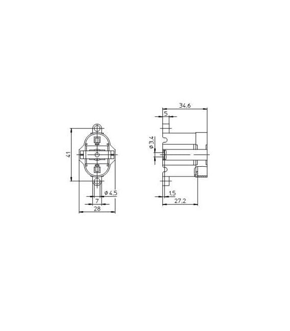 Sicherer und langlebiger G23-Fassungssockel - Ideal – foto
