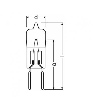 HLX 64265 Lampadina G4 30W 6V - Indispensabile per le procedure mediche 7617-7690
