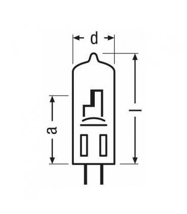 Lampada da 100W 64346, base G6.35 - Illuminazione aeroportuale 7670-7853