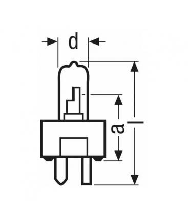 Lamp 58750 EZL 200W 6.6A GY9.5 - Airfield 7672-7859