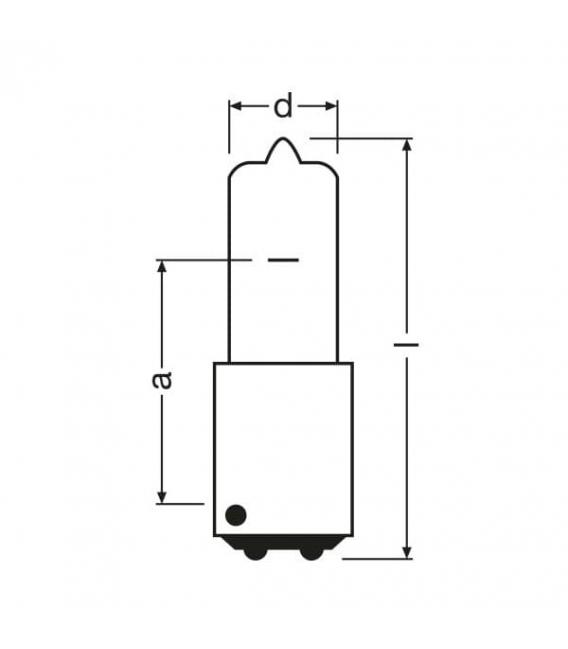 50W 10V BA15d Lamp 62165 - Traffic Signal Use – photo
