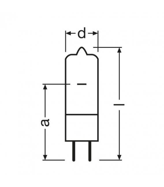 Lampada da 50W 64016 - GY6.35, soluzione per segnali stradali a 12 V – Foto