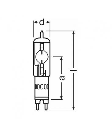 Lampe HMI 12000W se XS GX38 - Eclairage spécialisé 7813-8348