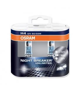 Osram H4 60/55W 12V P43t NBU Night Breaker Unlimited Double Pack