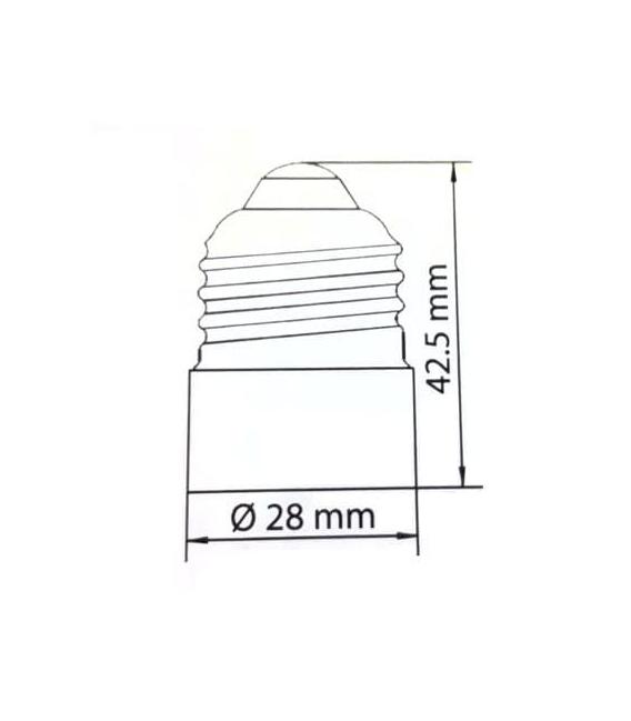 E27 to E14 Lamp Holder Adapter - Conversion Solution – photo
