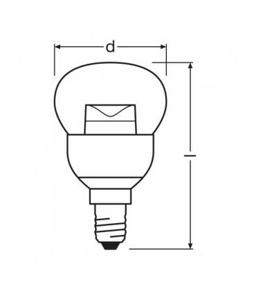 Star Mini P 25 4W WW E14: lampada LED classica, 220V 7946-8734