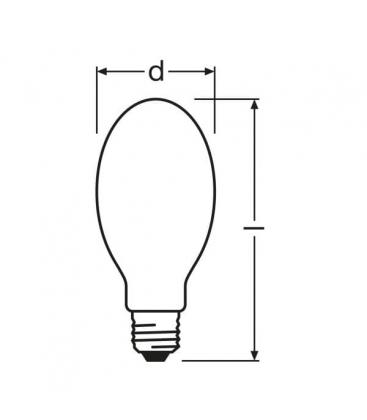 Sodium Lamp NAV-E 50W E E27 - 284-886