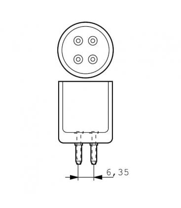 Lampada di sterilizzazione UV-C TUV 325W HO xpt se G10.2q ad efficienza. 8200-9473