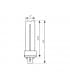 CFL TC-S Biax S 9W 865 G23 2P 8230-9575