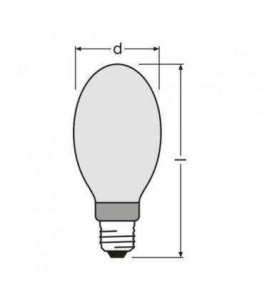 Hochwertige HQI-E 250W d Pro E40 beschichtete Lampe - Metallhalogenid 305-970