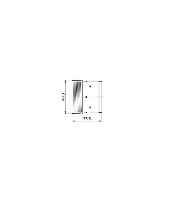83218 Involucri lisci - Accessorio unico per portalampada E27 – Foto
