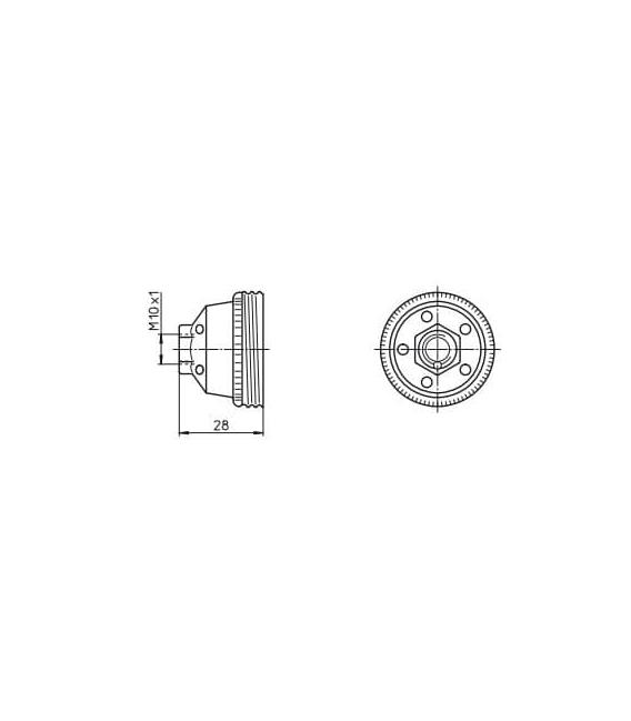 80342 Capuchon pour douille E27 - Accessoire d'éclairage unique – Photo
