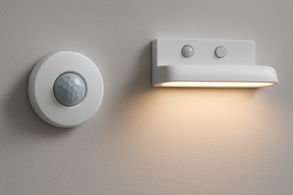 Utilización de detectores de movimiento y sensores de luz en la iluminación