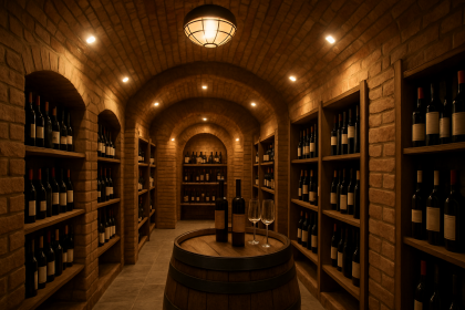 How to properly light a wine or classic cellar?